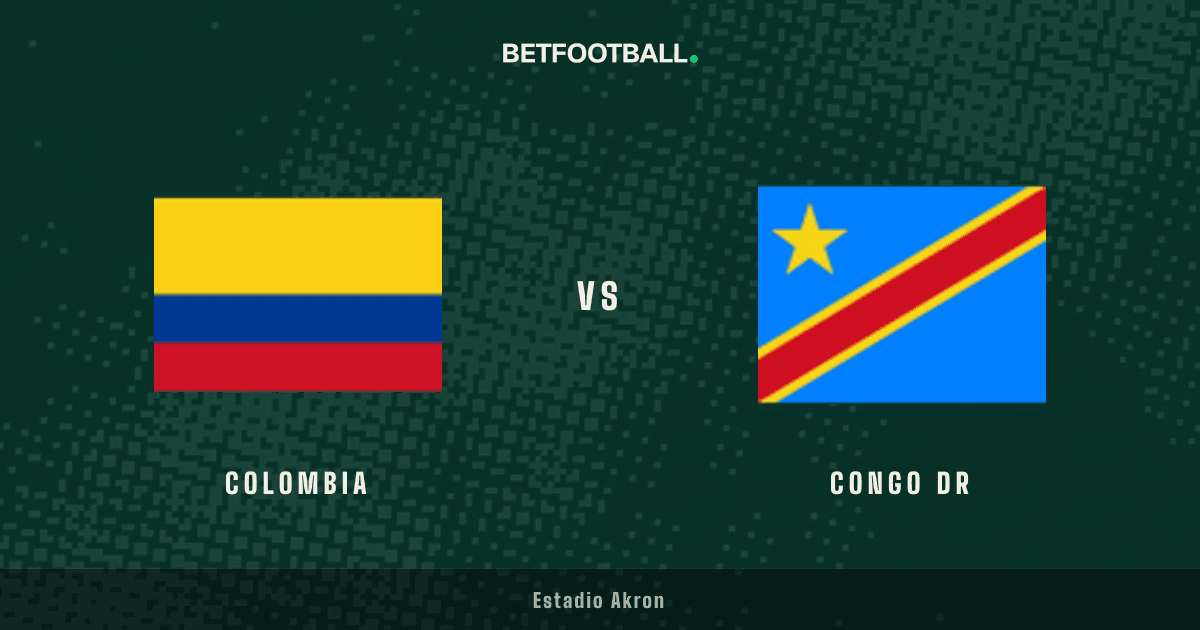 Colombia vs Congo DR — World Cup prediction