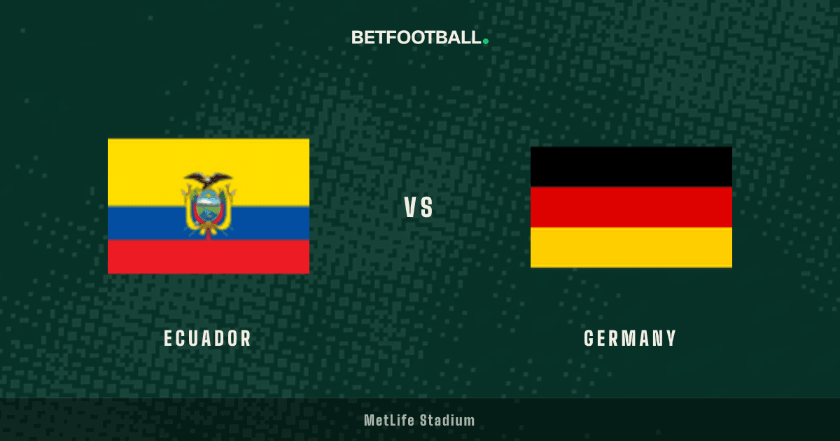 Ecuador vs Germany — World Cup prediction