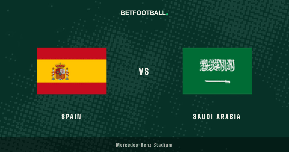 Spain vs Saudi Arabia — World Cup prediction