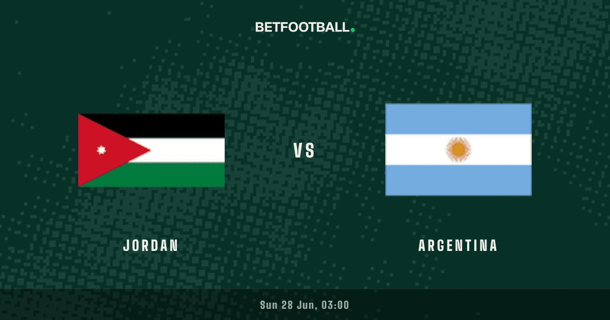 Jordan vs Argentina — World Cup prediction