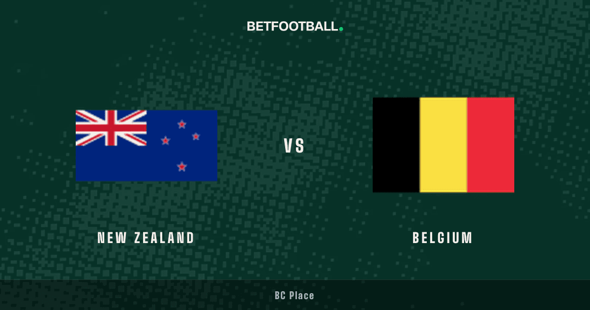 New Zealand vs Belgium — World Cup prediction