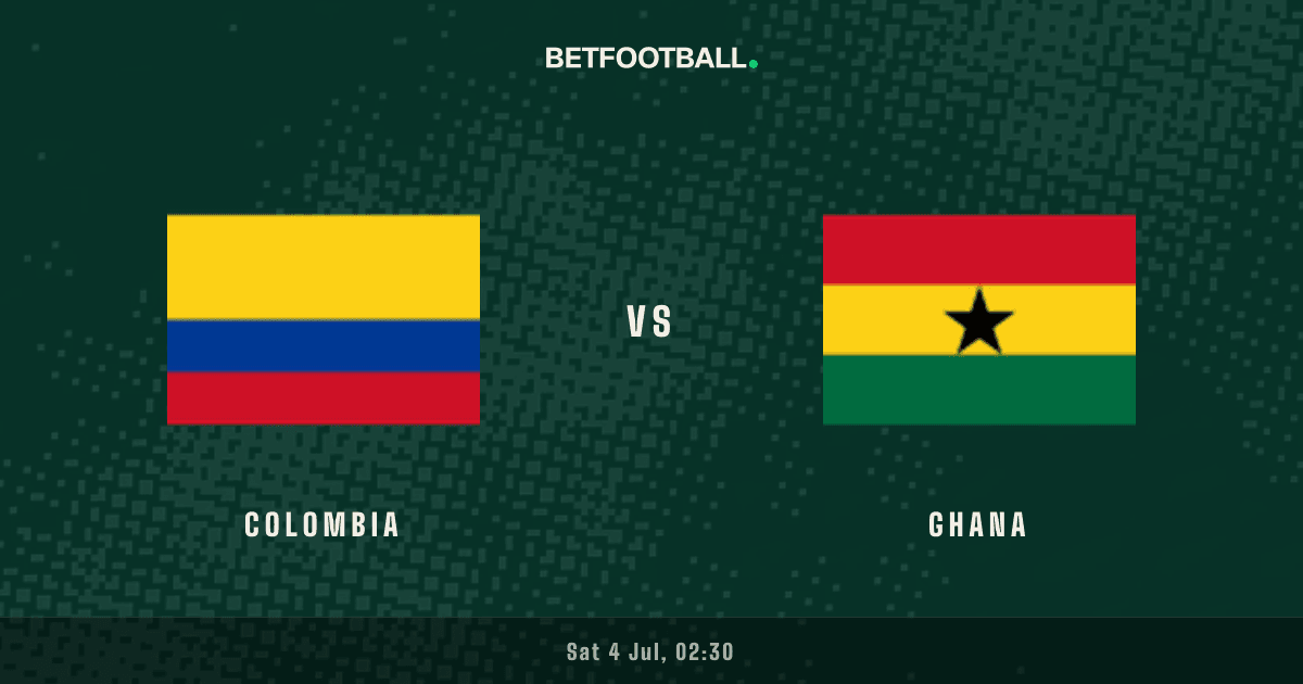 Colombia vs Ghana — World Cup prediction