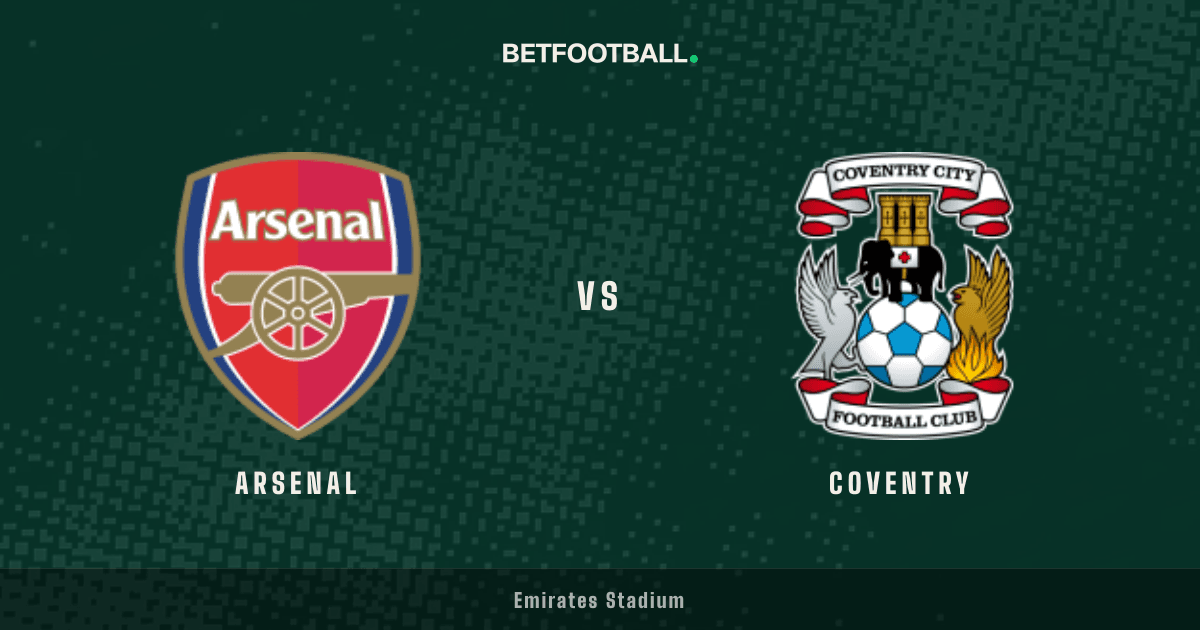 Arsenal vs Coventry — Premier League prediction