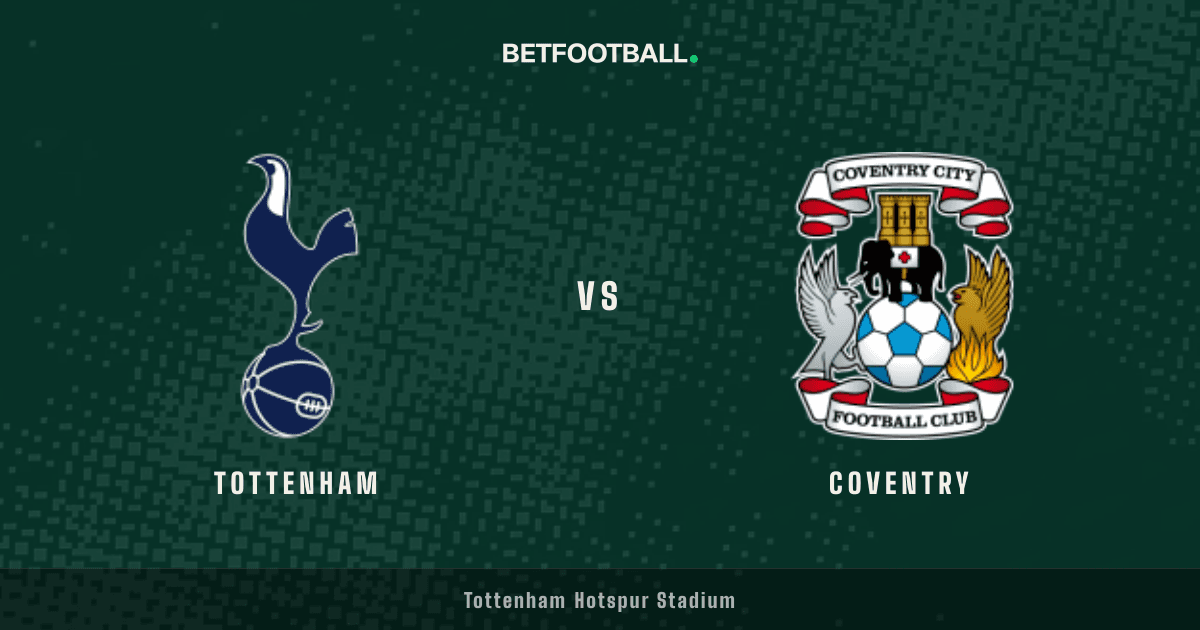 Tottenham vs Coventry — Premier League prediction