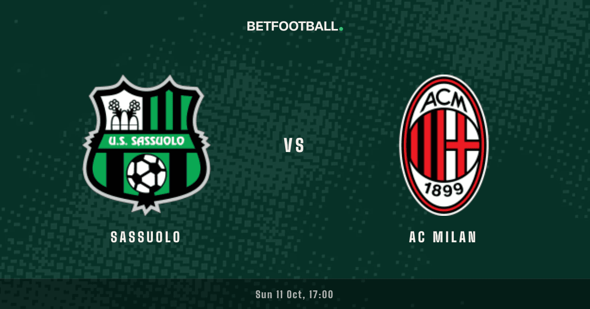 Sassuolo vs AC Milan — Serie A prediction
