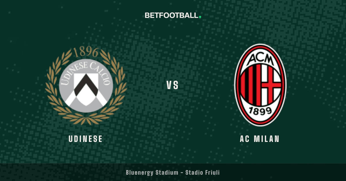 Udinese vs AC Milan — Serie A prediction