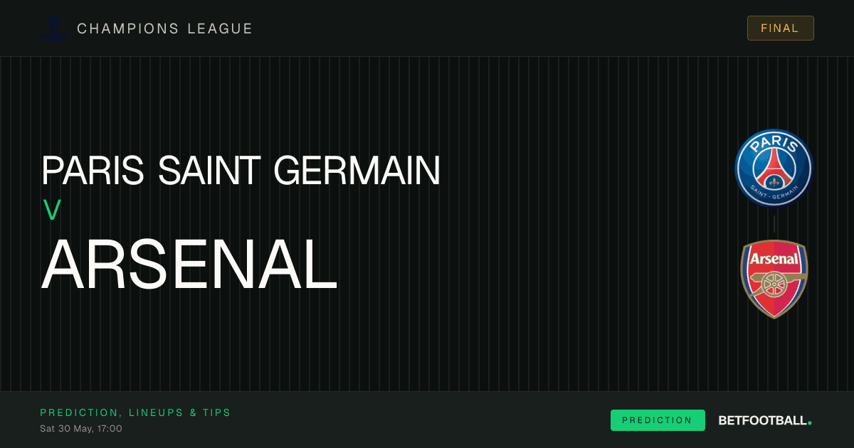 Paris Saint Germain vs Arsenal — Champions League prediction