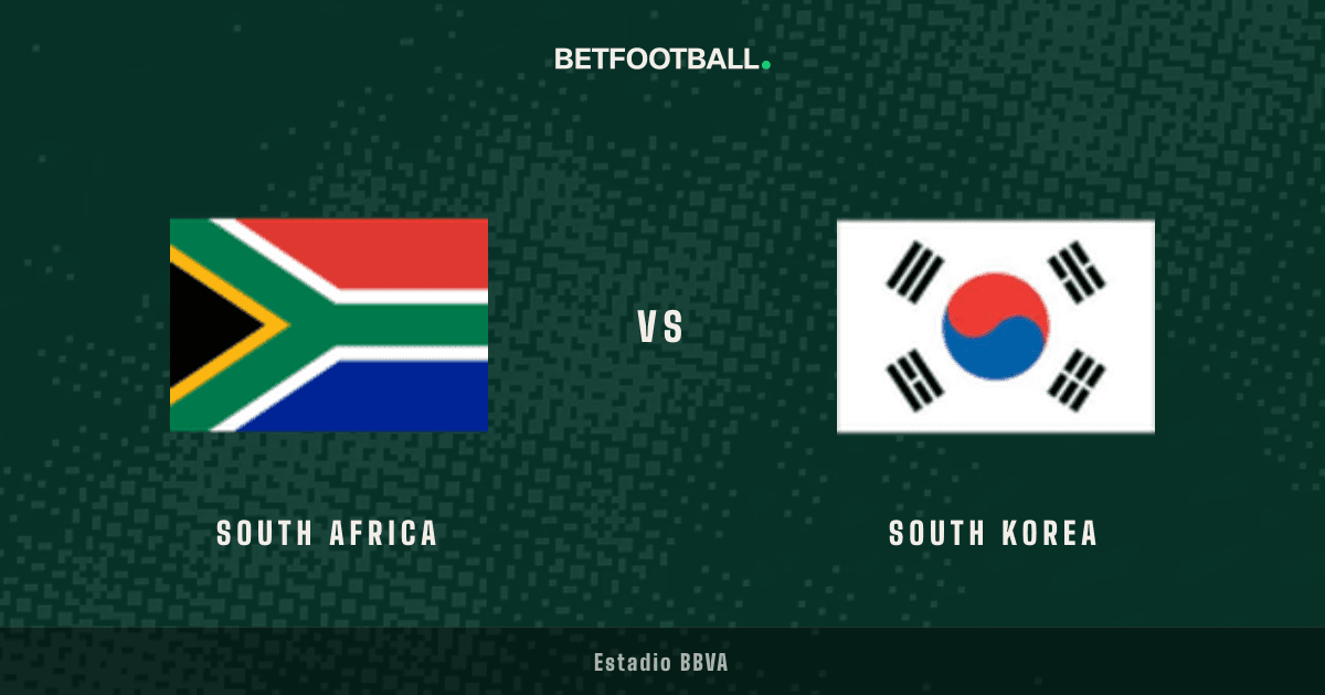 South Africa vs South Korea — World Cup prediction