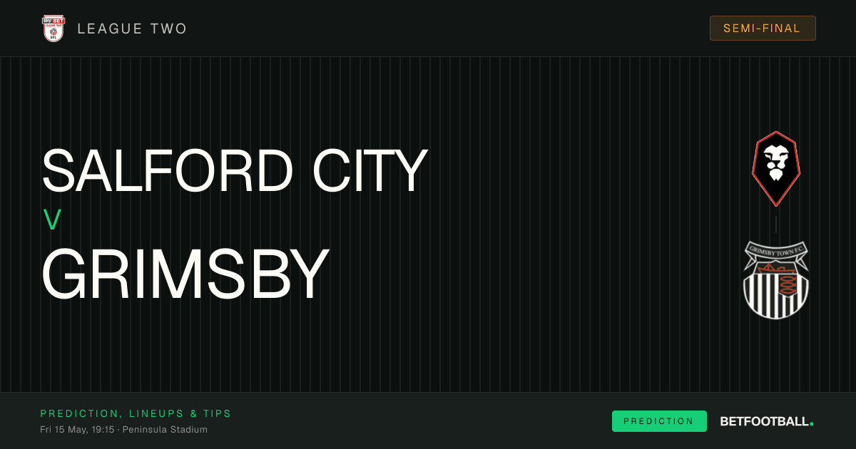 Salford City vs Grimsby — League Two prediction