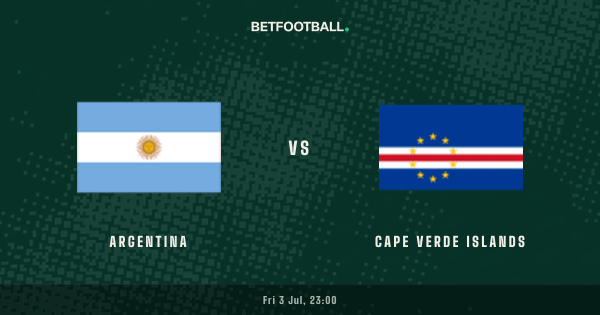 Argentina vs Cape Verde Islands — World Cup prediction