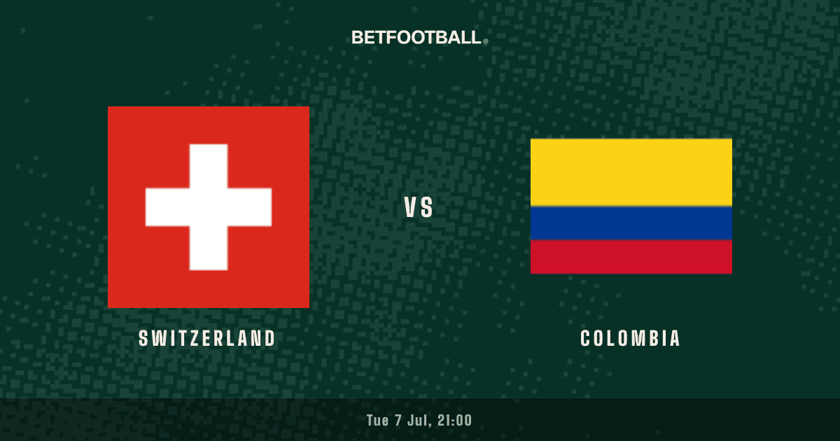Switzerland vs Colombia — World Cup prediction