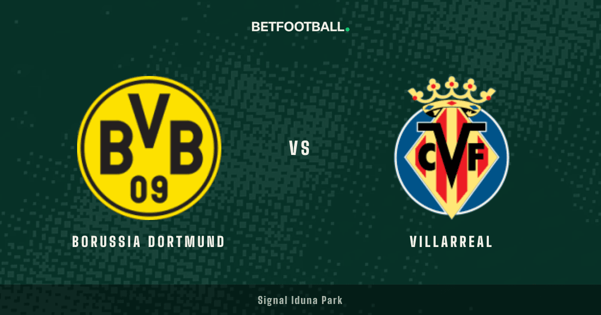 Borussia Dortmund vs Villarreal — Champions League prediction