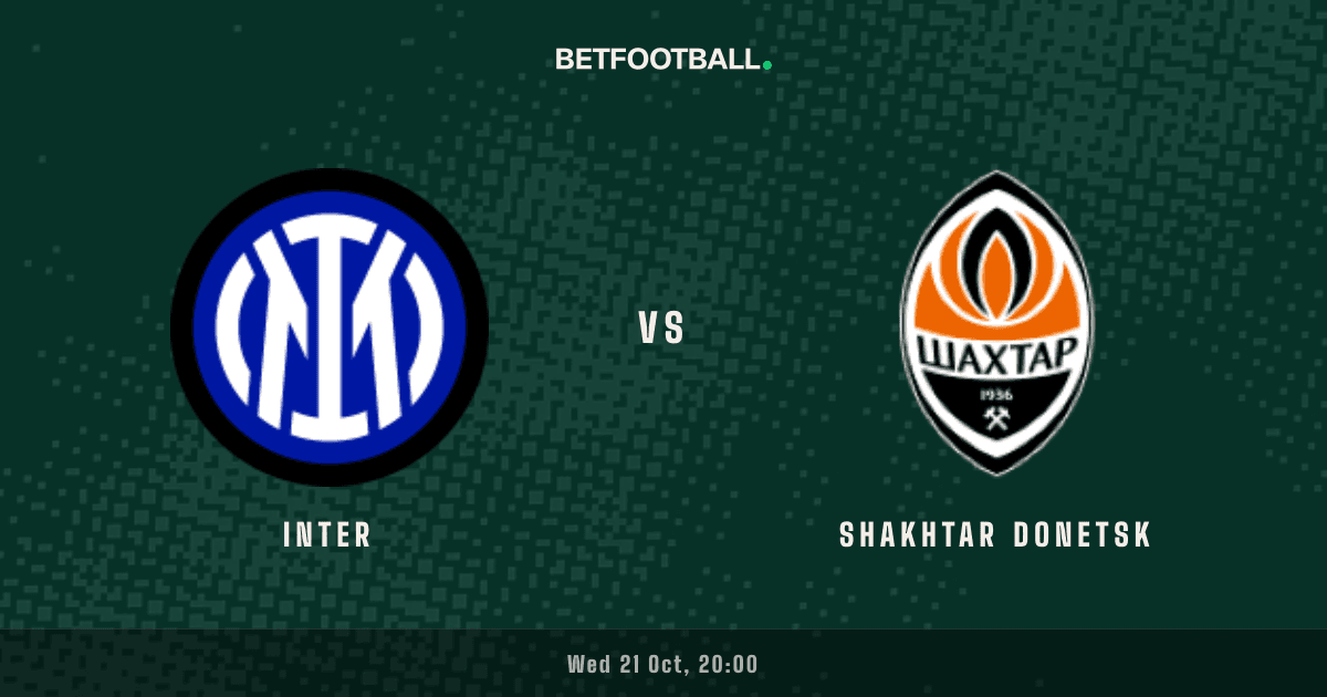 Inter vs Shakhtar Donetsk — Champions League prediction