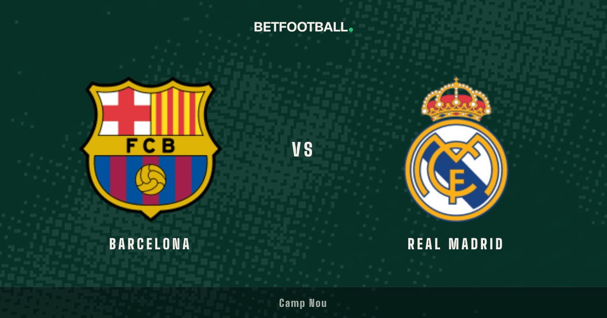 Barcelona vs Real Madrid — La Liga prediction