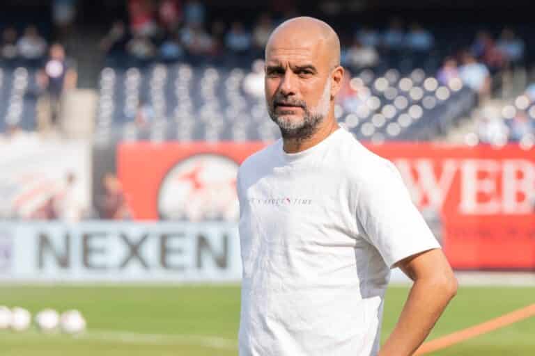 Manchester City's Pep Guardiola